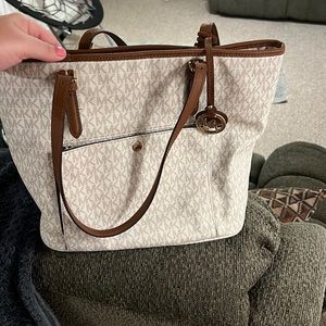 Michael Kors White Bag